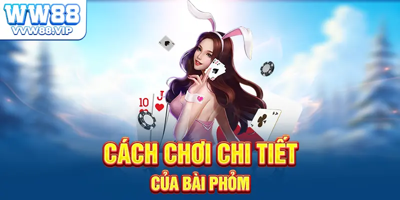 Cách chơi chi tiết của bài phỏm