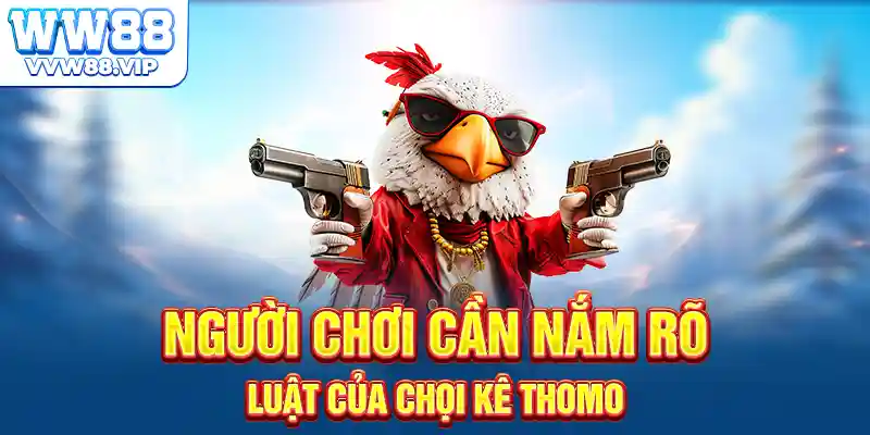 Người chơi cần nắm rõ luật của chọi kê Thomo